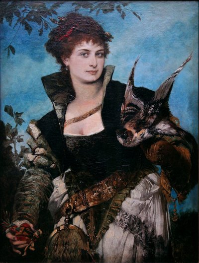 The Falconer by Hans Makart